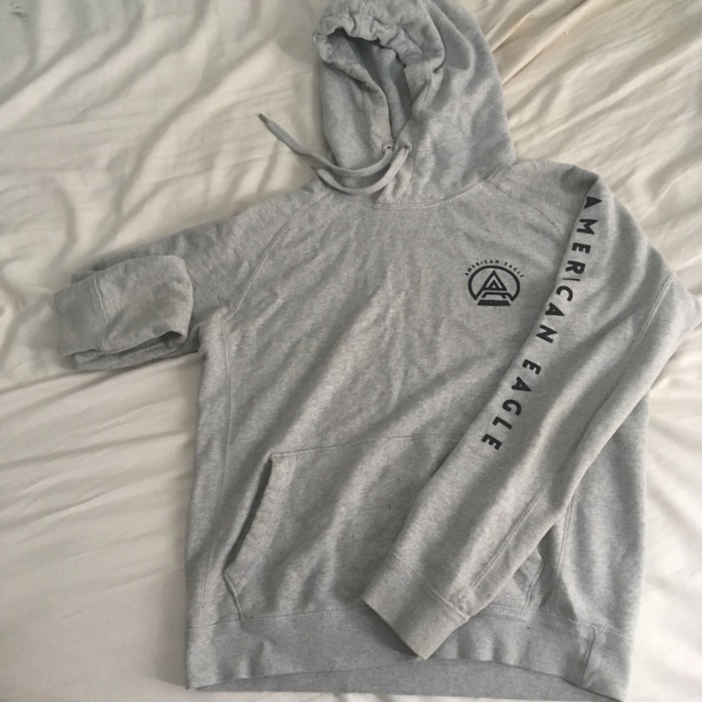American Eagle Outfitters Grey & Black Hoodie